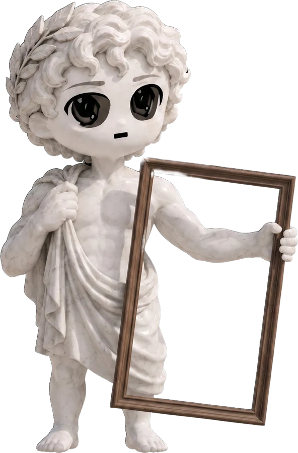 Pumpius Maximus carrying a picture frame